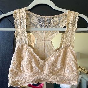 Beautiful Nude Racerback Bralette by Anemone